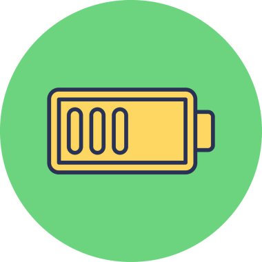 pil vektör illüstrasyonu