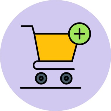 Web simgesi satın al, vektör illüstrasyonu