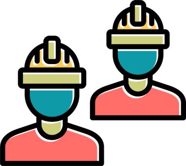 İnşaatçının arabası. Web simgesi basit illüstrasyon