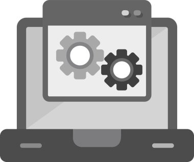 Gelişme. Web simgesi basit illüstrasyon