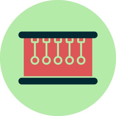 Momentum web simgesi vektör illüstrasyonu
