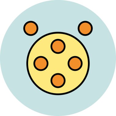 Daha dıştan. Web simgesi basit illüstrasyon