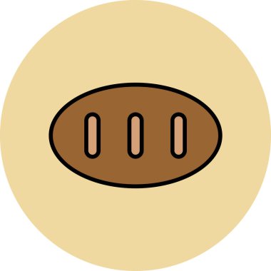 Fırın web simgesi vektör illüstrasyonu