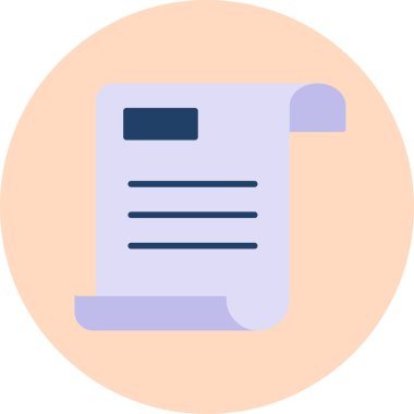 Bills Web simgesi basit illüstrasyon