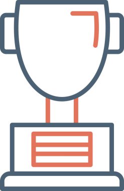 Başarı simgesi, vektör illüstrasyonu