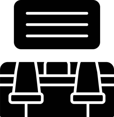 Basit simgeyi karşılama vektör illüstrasyonu