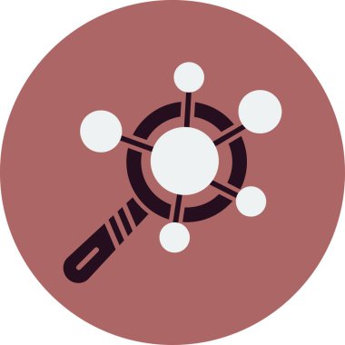 Ağ Analizi simgesi vektör çizimi