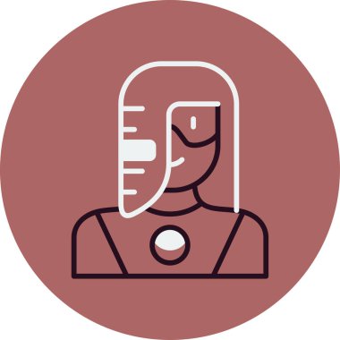 Süper kahraman ağ simgesi, vektör illüstrasyonu