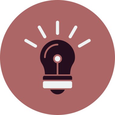 Ampul Ağı simgesi, vektör illüstrasyonu