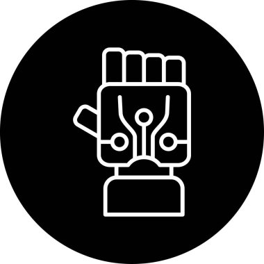 Biyonik El Ağı vektör çizimi