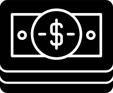 Nakit para. Web simgesi basit illüstrasyon