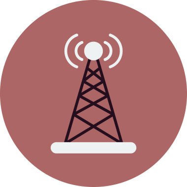 uydu anten simgesi. özet çizimi