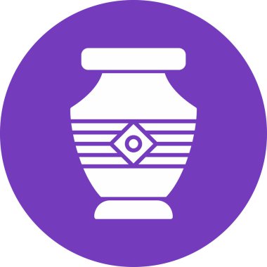 Vazo. Web simgesi basit illüstrasyon