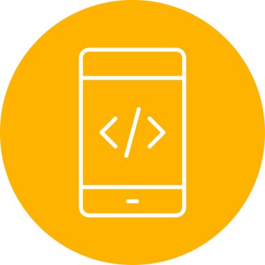 Uygulama web geliştirme simgesi. vektör.