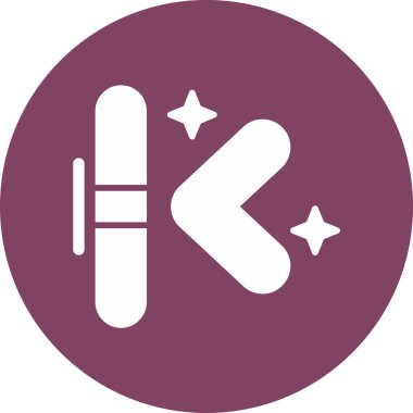 Basit ok simgesi vektör illüstrasyonu