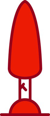 Kavak. Web simgesi basit illüstrasyon