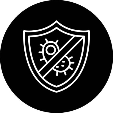 Antibakteriyel kalkan vektör çizimi