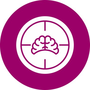 odak simgesi vektör illüstrasyon tasarımı