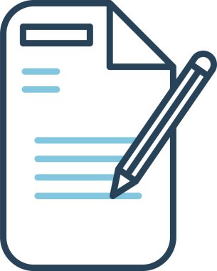 belge simgesi, vektör illüstrasyonu basit tasarım