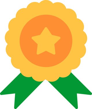 Rozet. Web simgesi basit tasarım