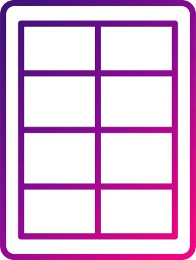 pencere simgesi vektör illüstrasyonu 