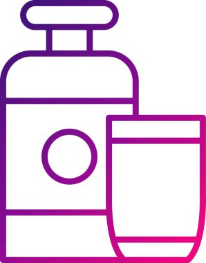 süt ağı ikonu vektör illüstrasyonu 