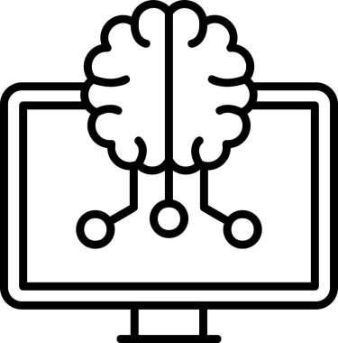Öğrenmek. Web simgesi vektör illüstrasyonu