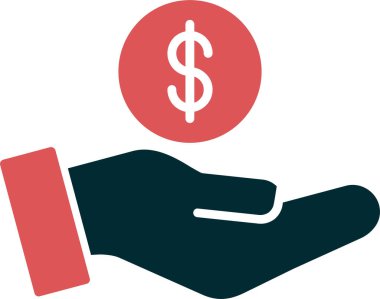 Bağış kutusu ikonu vektör illüstrasyonu