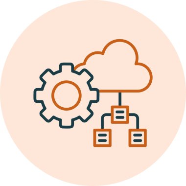 İşlem yapılıyor. Web simgesi basit illüstrasyon