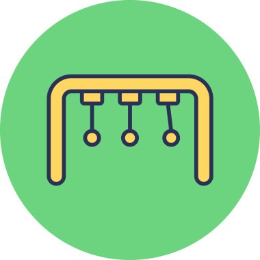 Momentum web simgesi vektör illüstrasyonu