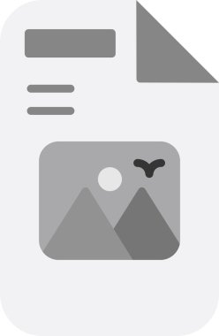 Resim Dosyası simgesi, vektör illüstrasyonu