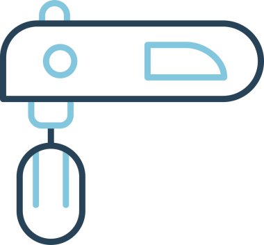 Karıştırıcı web simgesi basit illüstrasyon