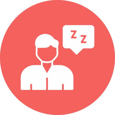 Miyoklonik. Web simgesi basit illüstrasyon