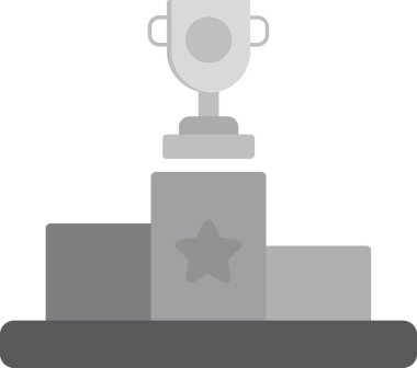 Ödül kupası ikonu vektör illüstrasyon tasarımı