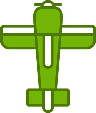 Uçak. Web simgesi basit illüstrasyon