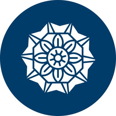 mandala tasarımı, web basit illüstrasyonu