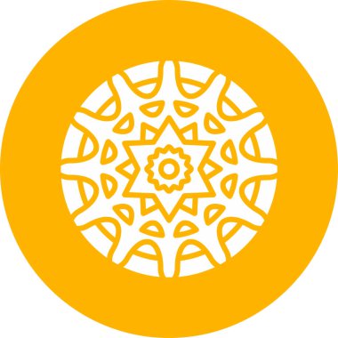 mandala tasarımı, web basit illüstrasyonu