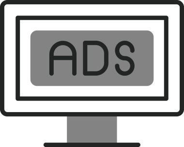 Doğrudan soyut tanıtım vektör sembolü