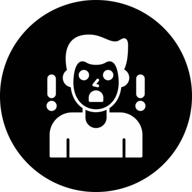 - Sürpriz. Web simgesi basit illüstrasyon