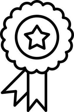 Kalite vektör simgesi modern basit illüstrasyon