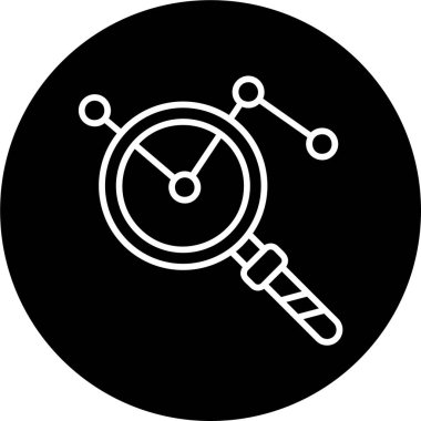 İzleme. Web simgesi basit illüstrasyon