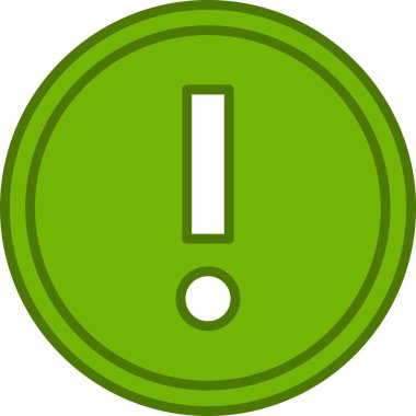 Ünlem işareti. vektör illüstrasyonu