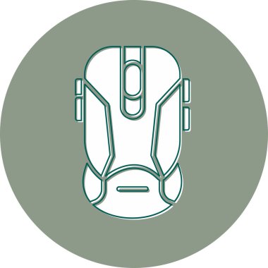 kablosuz fare ağ simgesi vektör çizimi