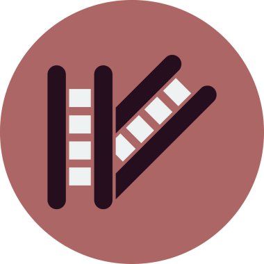 Demiryolu işaret vektör illüstrasyonu