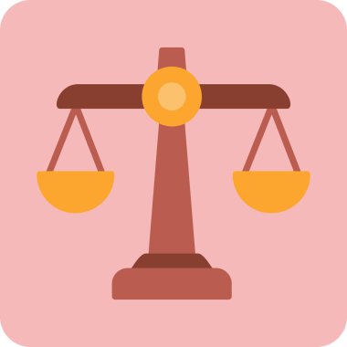 Hukuk. Web simgesi basit tasarım