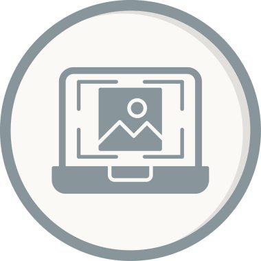 Çözüm. Web simgesi basit illüstrasyon 