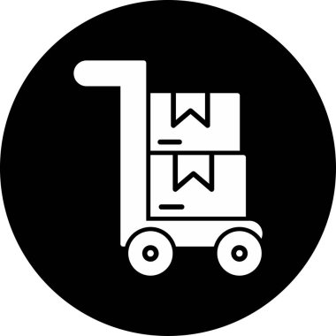 Trolley Web basit illüstrasyon simgesi