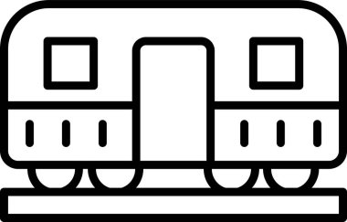 Web simgesi tren, illüstrasyon vektör  