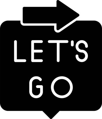 Hadi gidip ok ikonu vektör illüstrasyonunu yapalım