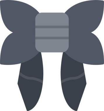 Kurdele yayı. Web simgesi basit illüstrasyon